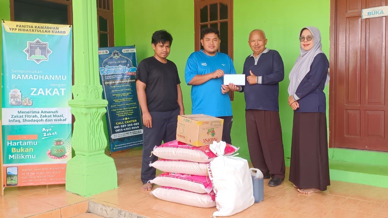 Pramuka Berbagi Kwarran Long Ikis pada Bulan Ramadan 1447 H